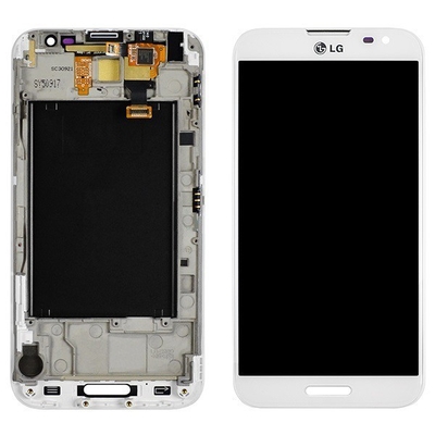 De Buena Calidad El blanco, ennegrece el reemplazo de la pantalla de LG LCD de 5 pulgadas para la favorable E980 LCD asamblea de LG Optimus G con el marco Venta