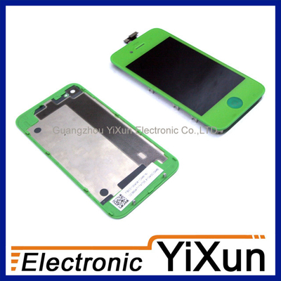 De Buena Calidad IPhone 4 piezas LCD del OEM con verde de los kits del reemplazo de la asamblea del digitizador Venta