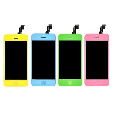 De Buena Calidad Amarillo/rosa/verde/OEM azul de la asamblea del digitizador del iPhone 5C LCD Venta