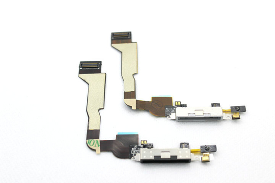 De Buena Calidad Blanco de carga de Iphone 4S de la cinta del cable de la flexión del puerto del teléfono móvil del conector del puerto USB Venta