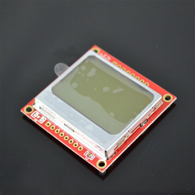 De Buena Calidad Módulo de Nokia 5110 LCD para Arduino con el PWB rojo de la retroiluminación blanca para Arduino Venta
