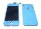 LCD de aseguramiento de calidad con digitalizador Asamblea reemplazo Kits azul para IPhone 4 piezas del OEM Las empresas